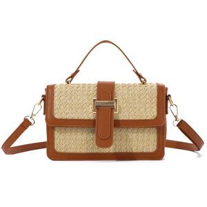5673 Summer Purse 2026 Woven Vacation Beach Handbags Straw Crossbody Bag